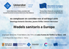 Colloqui: Models sanitaris a Europa